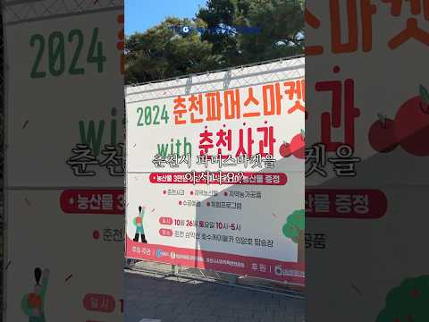 [G-Sㅓ포터즈] 춘천의 파머스 마켓에 대해 아시나요?